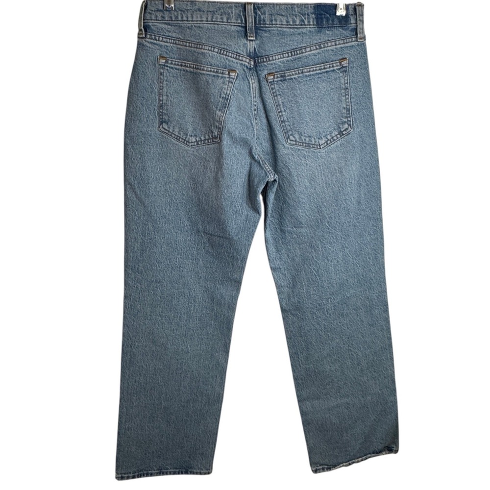 Abercrombie & Fitch The Baggy Low Rise Jeans Womens 27 4S Light Wash Blue NWT - Picture 2 of 12